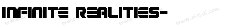 infinite realities字体转换